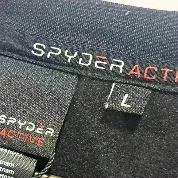 SpyderActive black long-sleeved size L - Picture 3 of 9